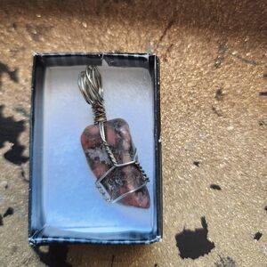 Wire Wrapped Stone Pendant